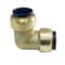 Apollo 3/4 in. Brass Push-To-Connect 90-Degree Elbow Jar (6-Pack), 6PK FSBE346JR - alternate 1
